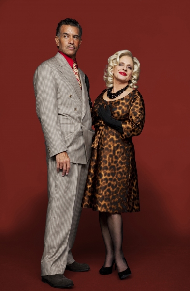 Brian Stokes Mitchell as Ivan and Patti LuPone as Lucia Photo